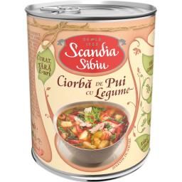 Scandia Sibiu Ciorba De Pui Cu Legume 400g