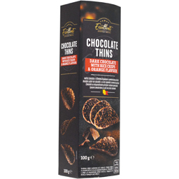 Rondele de ciocolata cu orez si aroma de portocale 100g