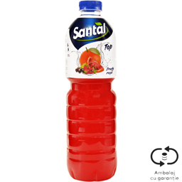 Santal Bautura Racoritoare Necarbogazoasa Cu Suc De Fructe Rosii 1.5l