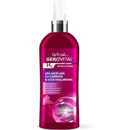 Gerovital Apa Micelara Cu Carbune Si Acid Hialuronic 150ml