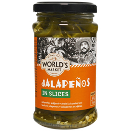 World's Market Ardei Jalapeno Felii 225g
