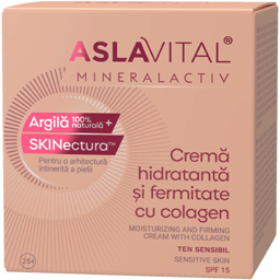 Aslavital Crema Antirid Si Fermitate Cu Colagen Spf 15 50ml