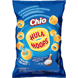 Chio Hula Hoops Snack Din Faina De Porumb, Cu Gust De Sare De Mare Aromata 70g