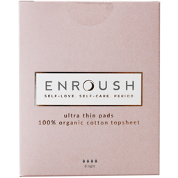 Enroush Absorbante Din Bumbac Organic, Noapte, 8 Bucati