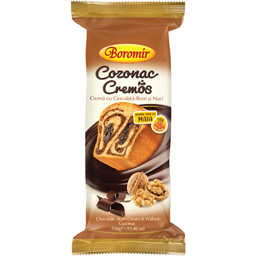 Boromir Cozonac Cremos Cu Crema Cu Ciocolata-rom Si Nuci 550g