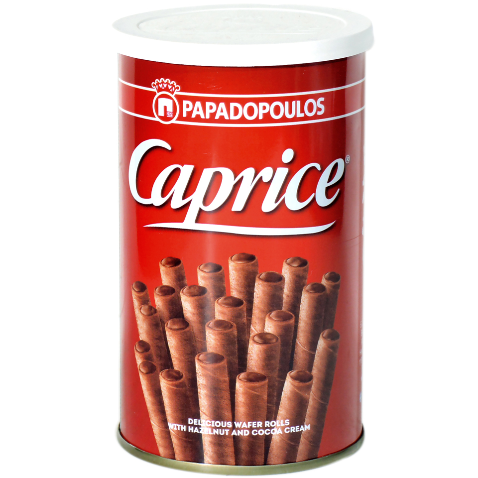 Rulouri din napolitana cu crema de alune de padure si cacao 115g