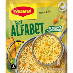Maggi Supa Cu Paste Si Legume Alfabet 44g
