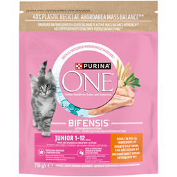 Purina One Hrana Uscata Pentru Pui De Pisica, Cu Pui Si Cereale Integrale 750g