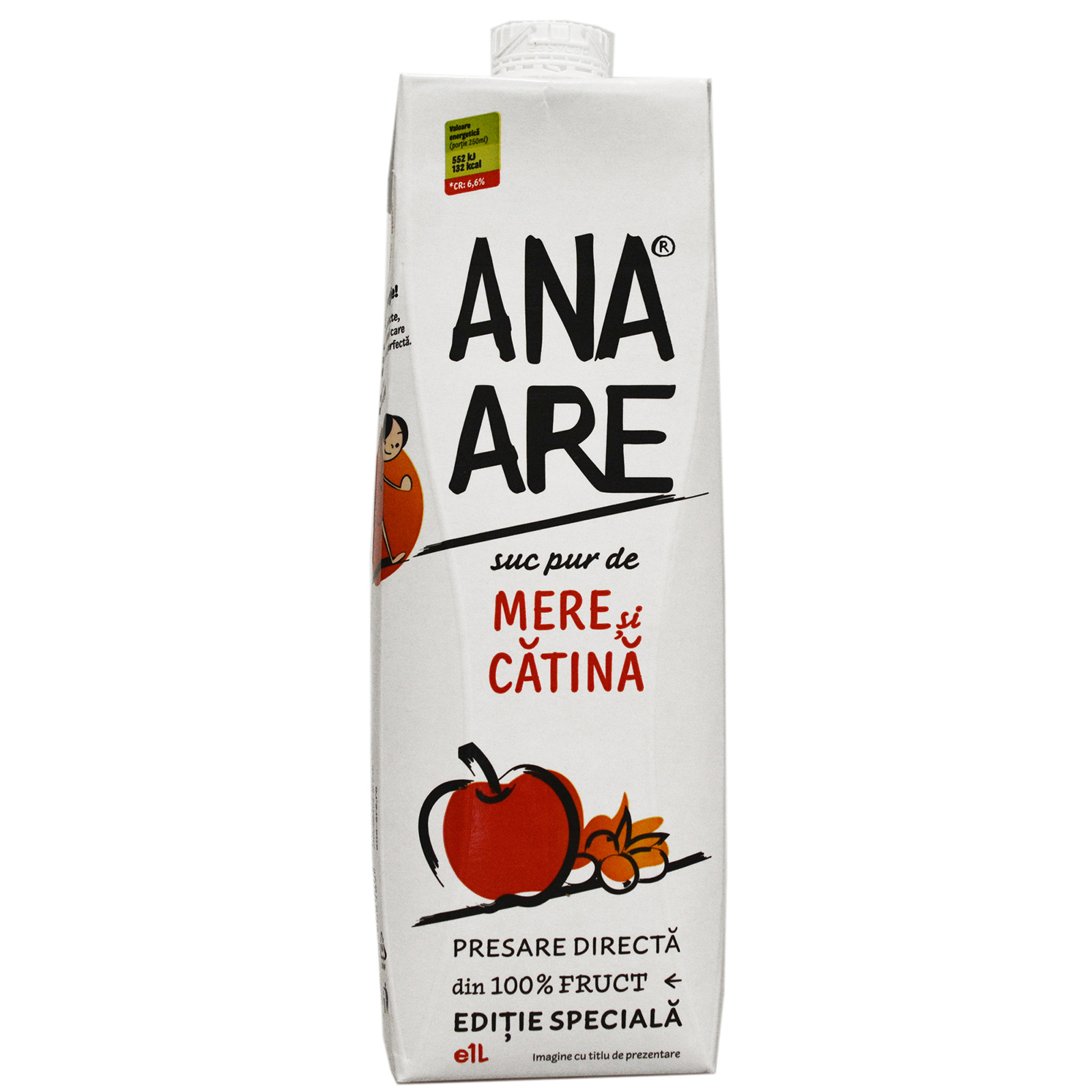Suc de mere si catina 100% natural 1L