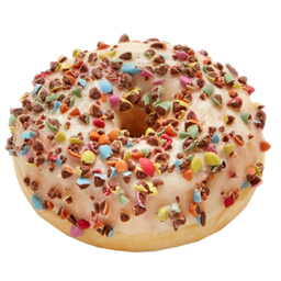 Dots Gogoasa Glazurata Cu Bomboane Crocante Colorate Colour Dots 58g