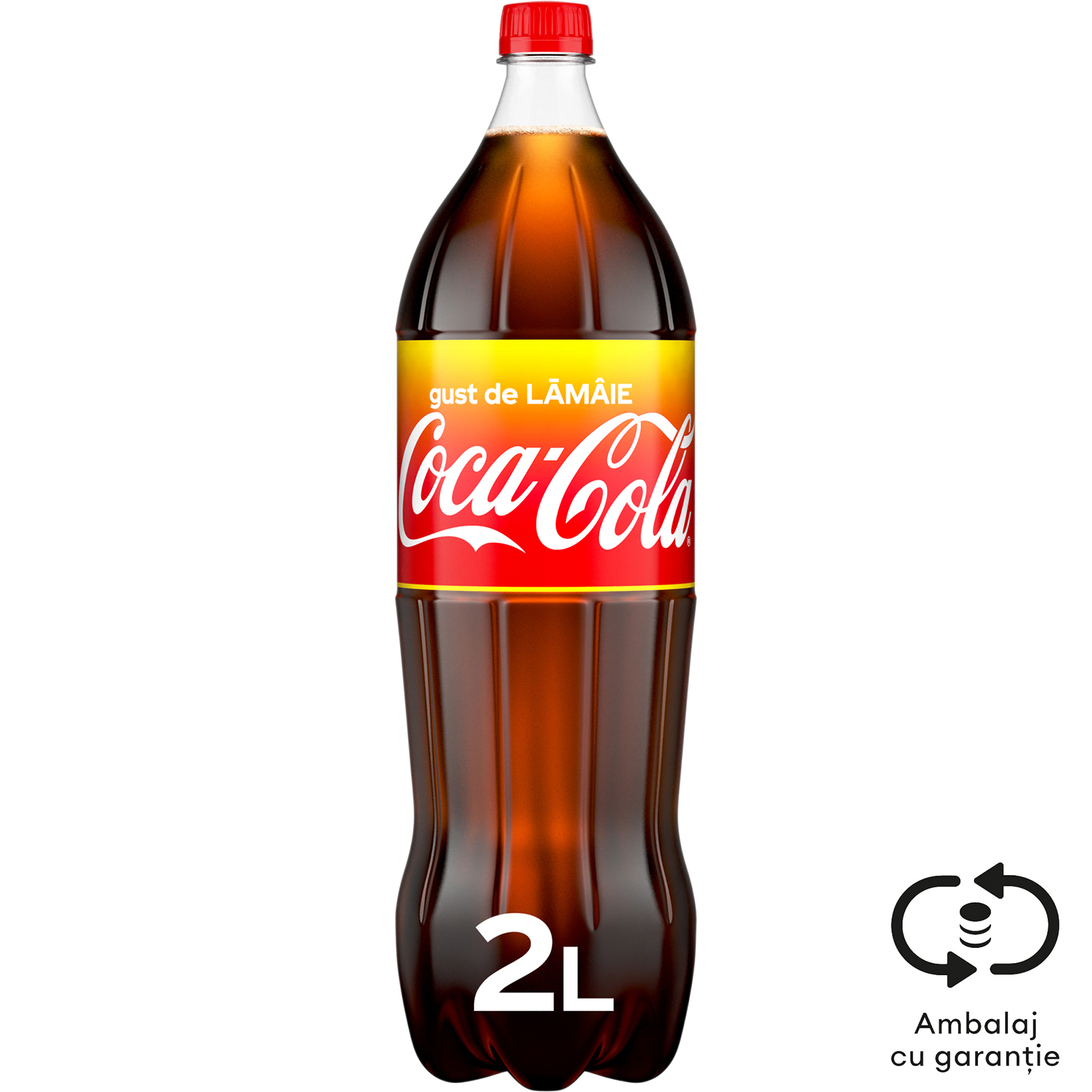 Bautura racoritoare carbogazoasa cu gust de lamaie 2L