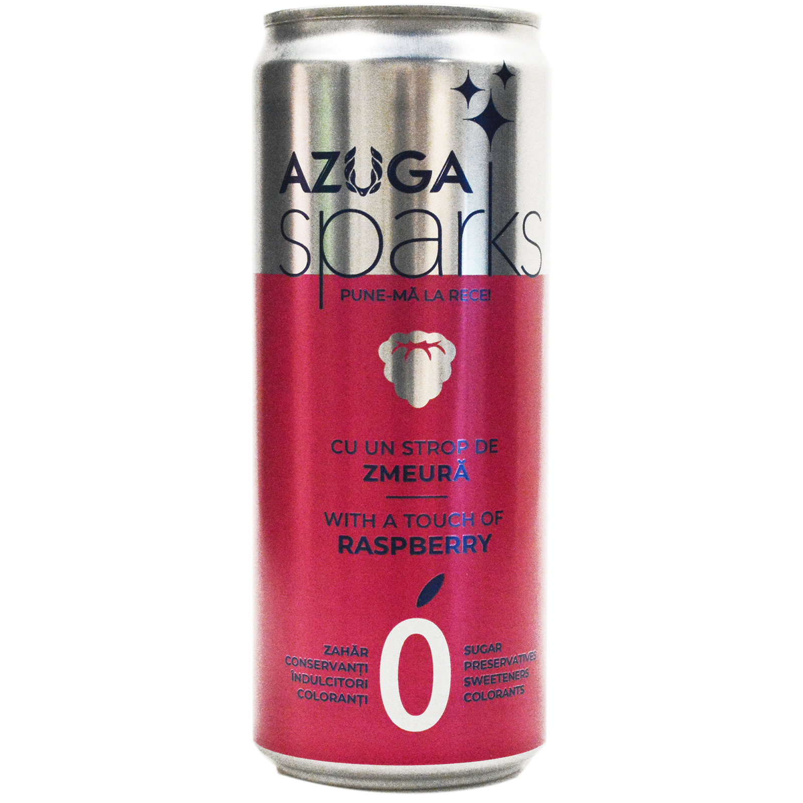 Bautura racoritoare carbogazoasa, cu aroma de zmeura 330ml