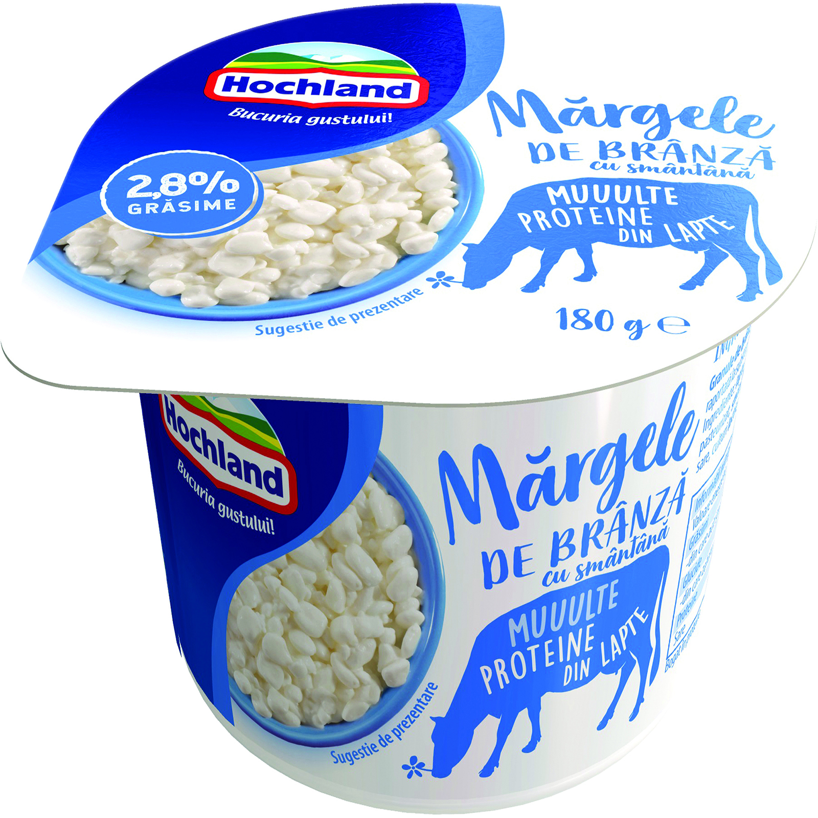 Margele de branza cu smantana, 3% grasime 180g