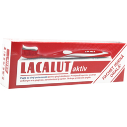 Lacalut Pasta De Dinti Aktiv 75 Ml + Periuta De Dinti
