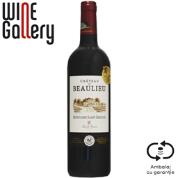 Chateau De Beaulieu Vin Rosu Sec Montagne Saint-emilion 0.75l