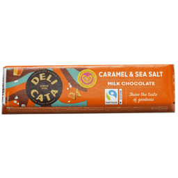 Delicata Ciocolata Cu Lapte, Caramel Si Sare De Mare 50g