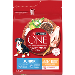 Purina One Hrana Caini Juniori,pui Si Orez 2.5kg