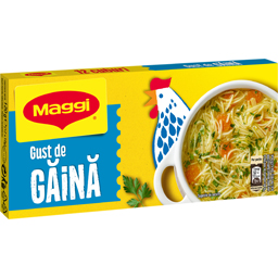 Maggi Baza Pentru Mancaruri Cu Gust De Gaina, 12 Cuburi 120g