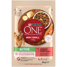 Purina One Hrana Umeda Pentru Caine Adult, Cu Vita Si Cartofi, In Sos 85g