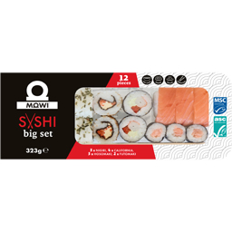 Mowi Sushi Essential Big Set Hattatsu, 12 Bucati 323g