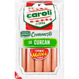 Caroli Crenvursti Cu Curcan 450g