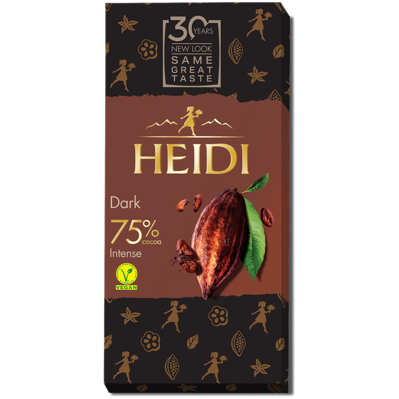 Ciocolata amaruie 75% cacao 80g