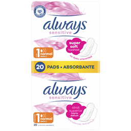 Always Absorbante Sensitive Normal, 20 Bucati