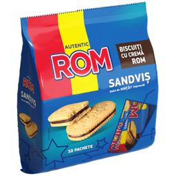 Rom Biscuiti Sandvis Cu Crema Rom 360g