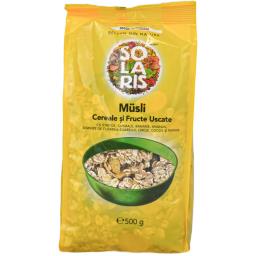 Solaris Musli Cereale Si Fructe Uscate 500g
