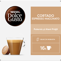 Nescafe Cafea Cortado Espresso Macchiato, 16 Capsule