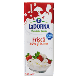 Ladorna Smantana Pentru Frisca, 35% Grasime 200ml