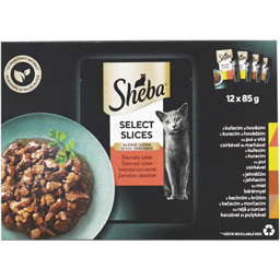 Sheba Hrana Umeda Pentru Pisici Adulte, Selectie Suculenta In Sos 12x85g