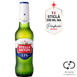 Stella Artois Bere Blonda Fara Alcool 0.33l