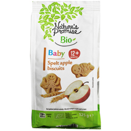Nature's Promise Bio Biscuiti Ecologici Cu Grau Spelt Si Mere 125g