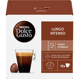Nescafe Cafea Lungo Intenso, 16 Capsule