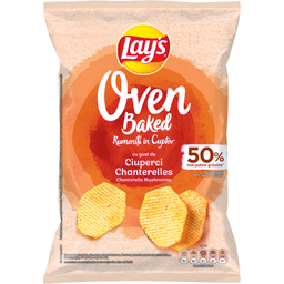 Lay's Chipsuri Rumenite In Cuptor Cu Gust De Ciuperci Chanterelles 105g