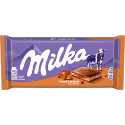 Milka Ciocolata Cu Lapte Si Crema Caramel 100g