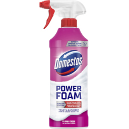 Domestos Spray Spuma Floral Fresh Pentru Curatarea Baii 435ml