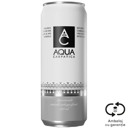 Aqua Carpatica Apa Minerala Naturala Carbogazificata 330ml