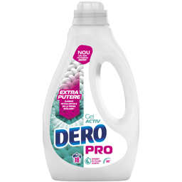 Dero Detergent Gel Activ Pro, 18 Spalari, 900ml