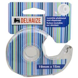 Delhaize Banda Adeziva Invizibila Cu Dispenser, 19 Mm X 15 M