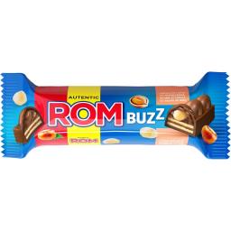Rom Ciocolata Cu Lapte Cu Napolitana, Alune Si Crema Cu Aroma De Rom 50g