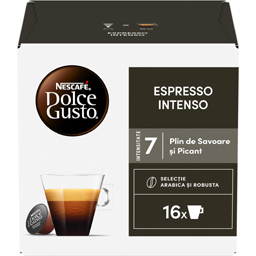 Nescafe Cafea Espresso Intenso, 16 Capsule