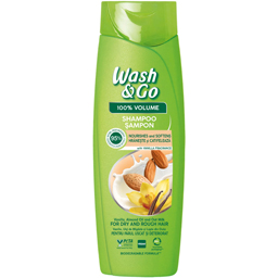 Wash&go Sampon Cu Extract De Vanilie Pentru Par Uscat 360ml