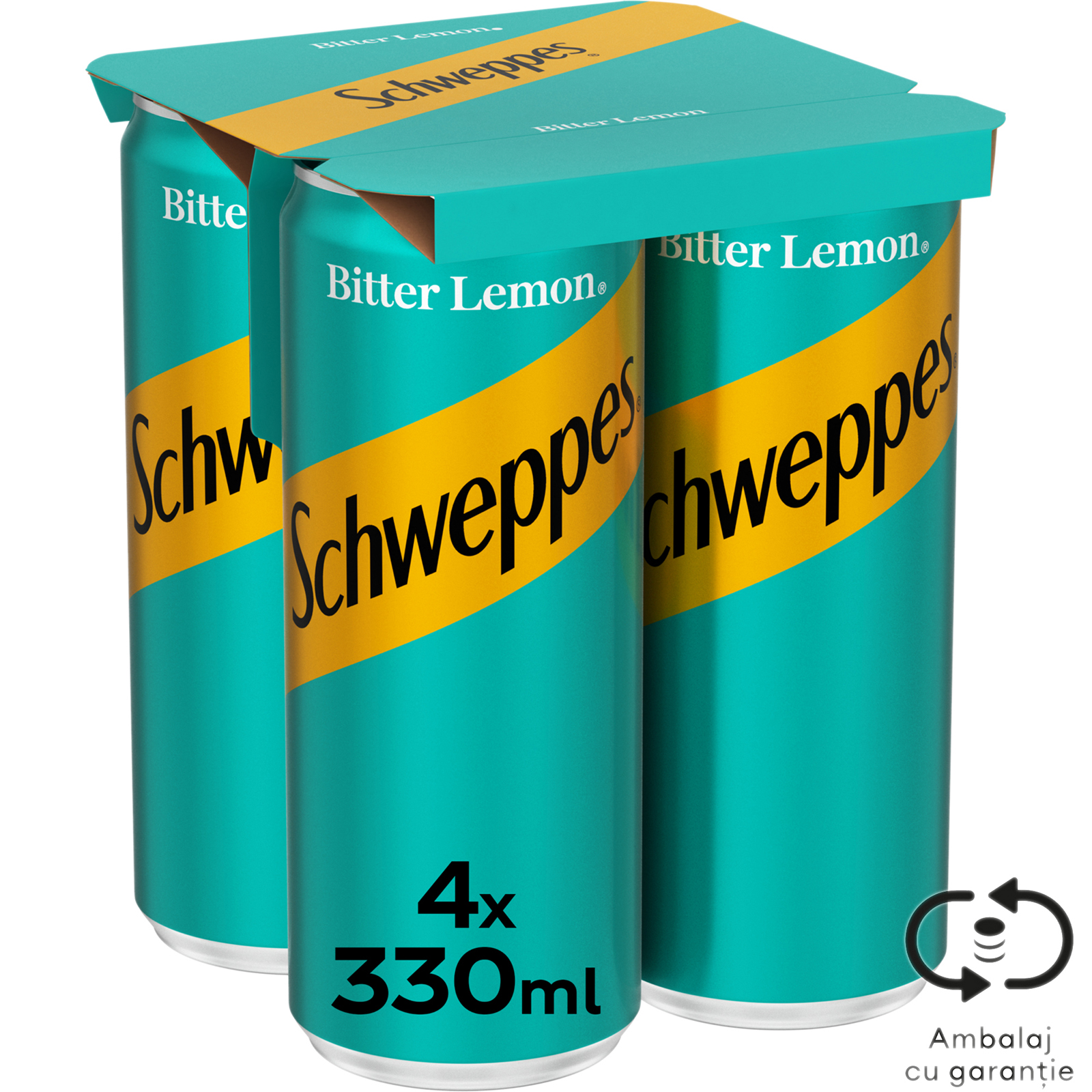 Apa tonica bitter lemon 4x330ml