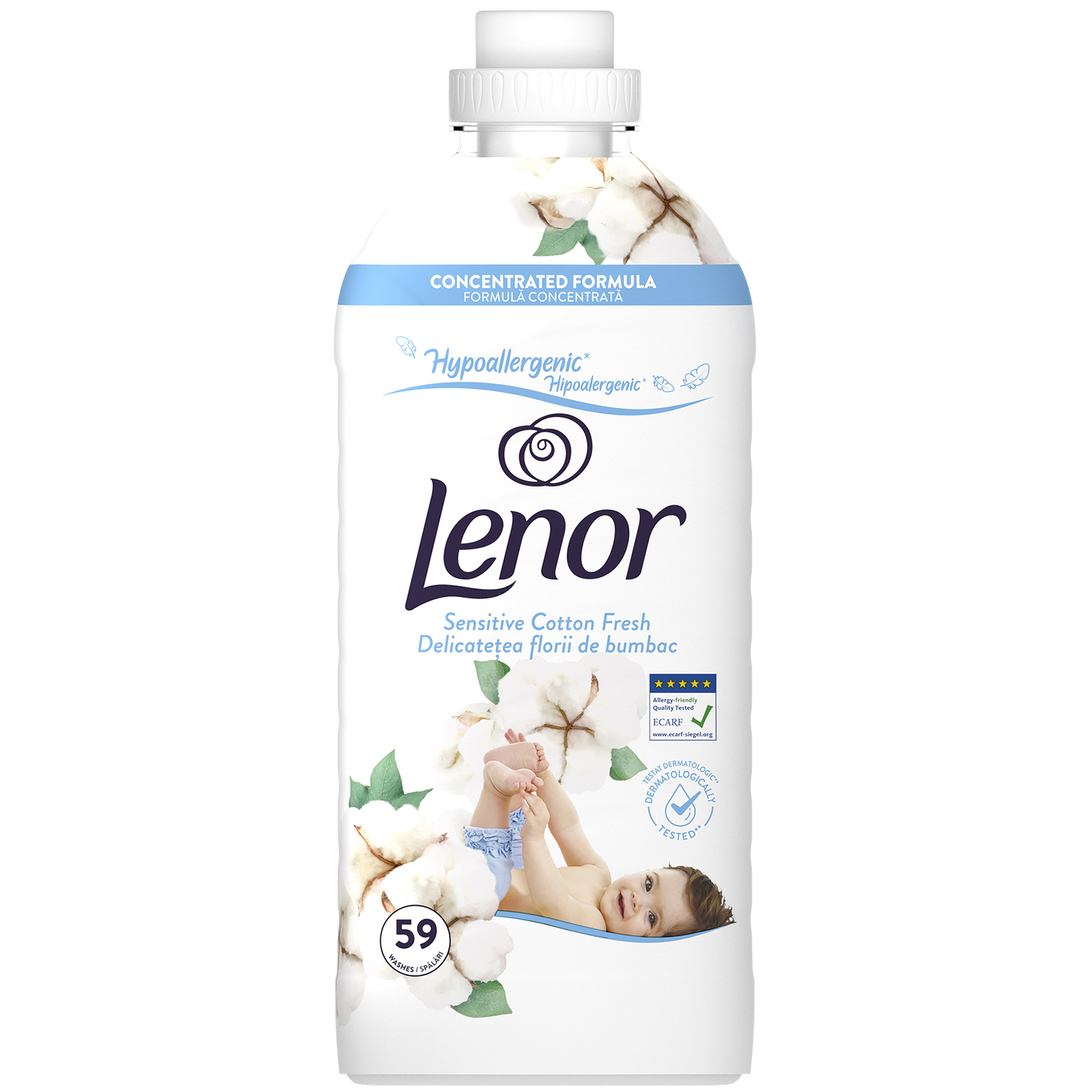 Balsam de rufe Sensitive Cotton Fresh, 59 spalari 1.239L